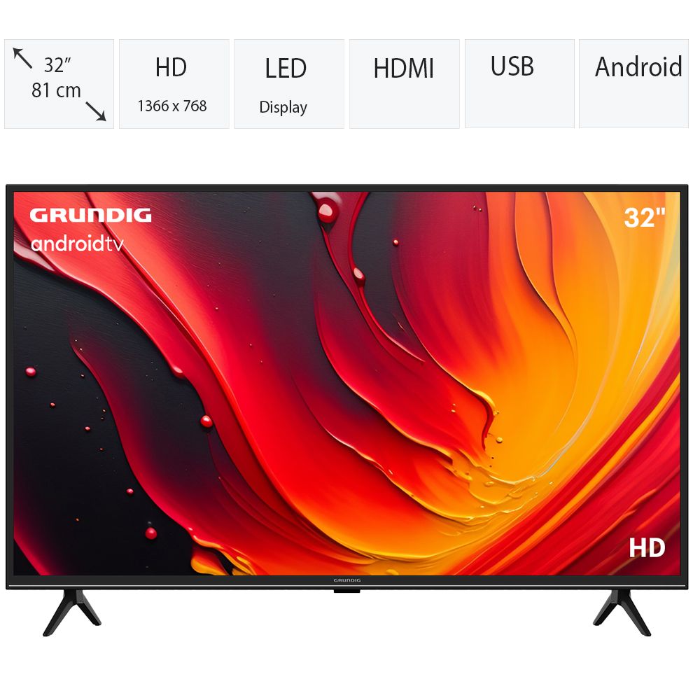 32GGH6700B GRUNDIG SMART ANDROID TV