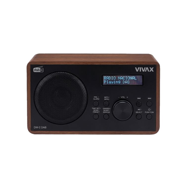 DW-2 DAB WALNUT RADIO VIVAX