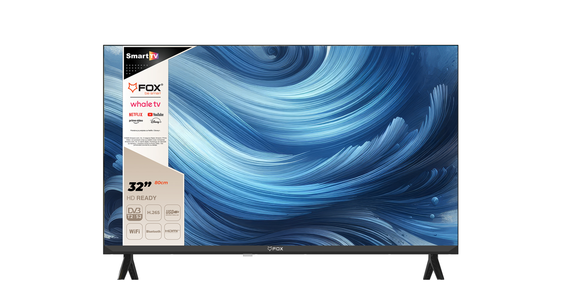 32WHA471E  Fox smart tv