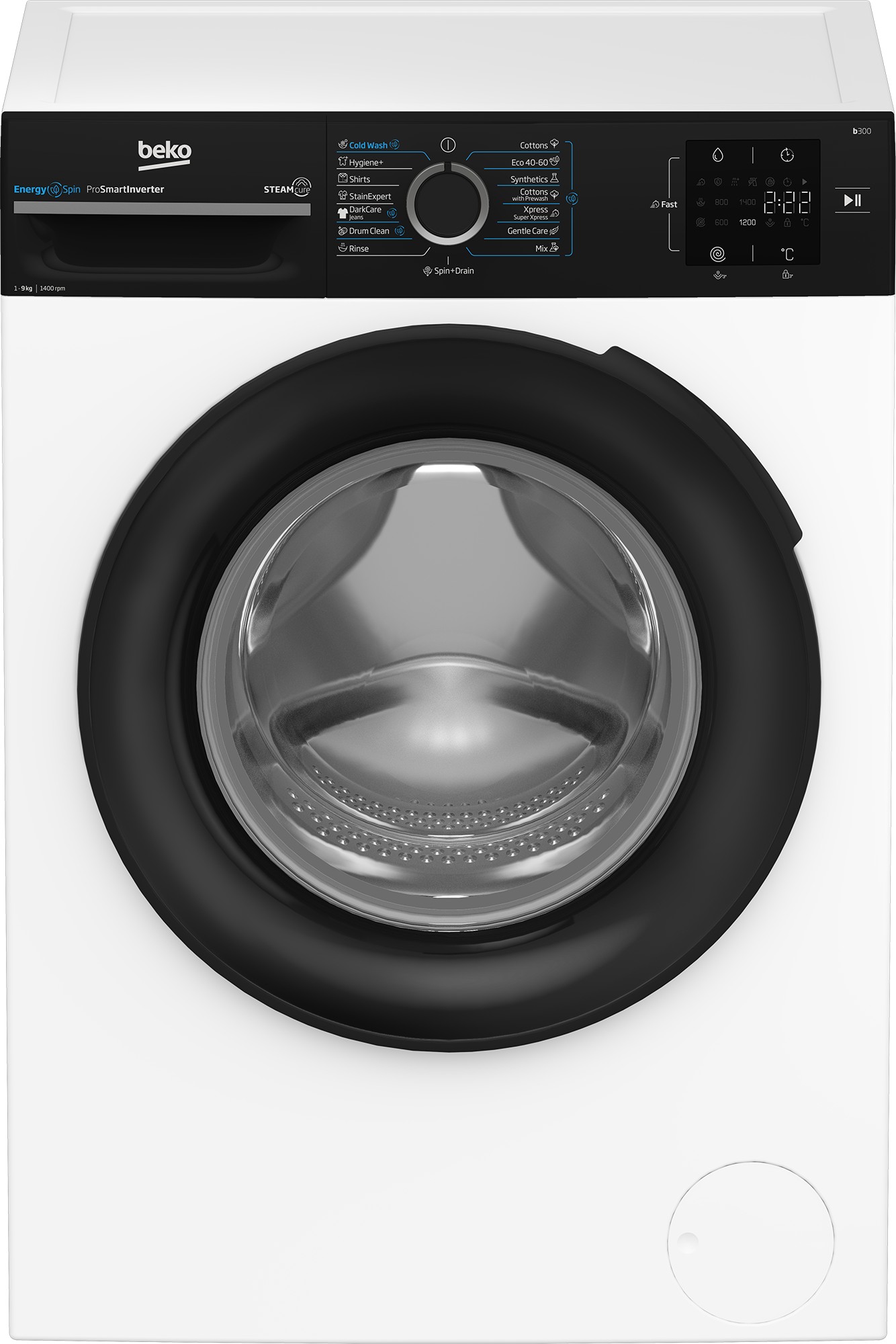 BM3WFSU39413WBPB Beko veš mašina (9 kg, 1400 rpm)
