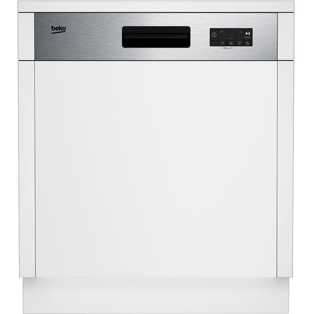 Beko BDSN153E3X poluugradna mašina za pranje posudja